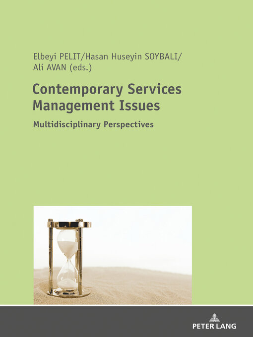 Title details for Contemporary Services Management Issues by Elbeyi Pelit - Available